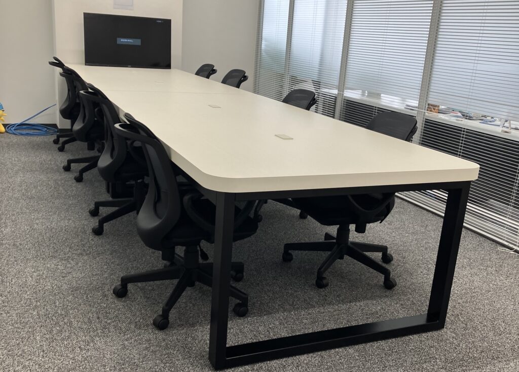 レイアウト、オフィス設置物、いす、オフィス空間